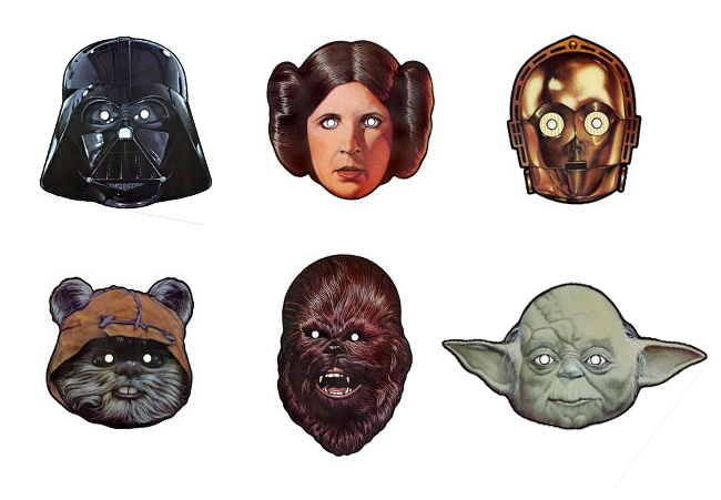 Celebrate Star Wars Day with Vintage Star Wars Mask Printables - Rockin ...
