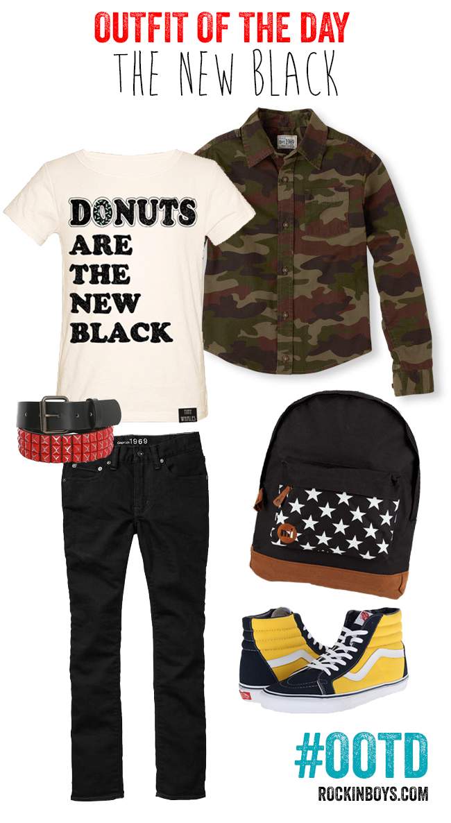 Rockin' Boys Outfit of the Day | The New Black #OOTD #boysfashion #kidsfashion #boymom