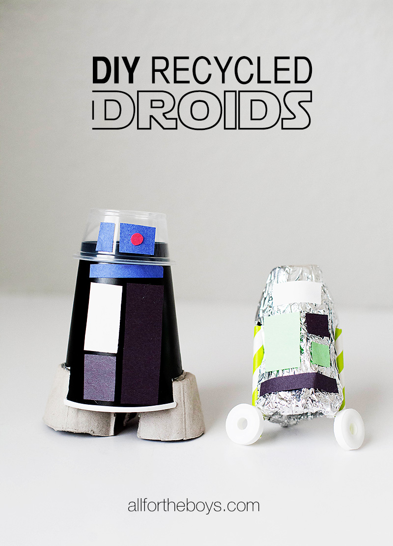 DIY Recycled Droids