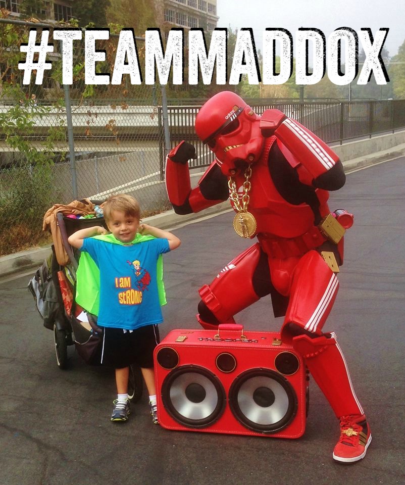 maddox and storm trooper #teammaddox